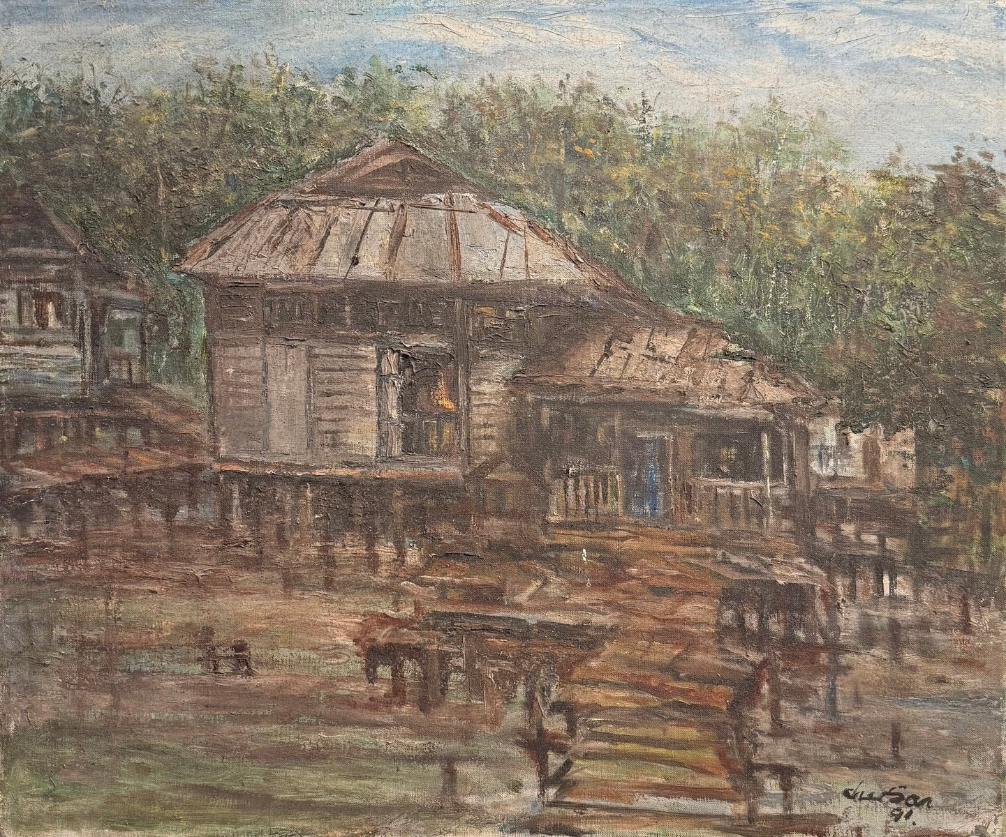 Riverside Stilt Houses 河畔高腳屋