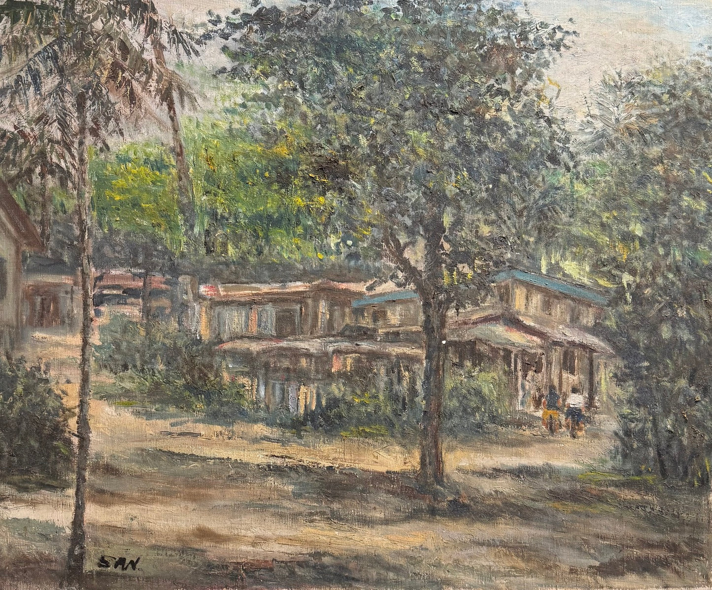 A sun-drenched afternoon in the village