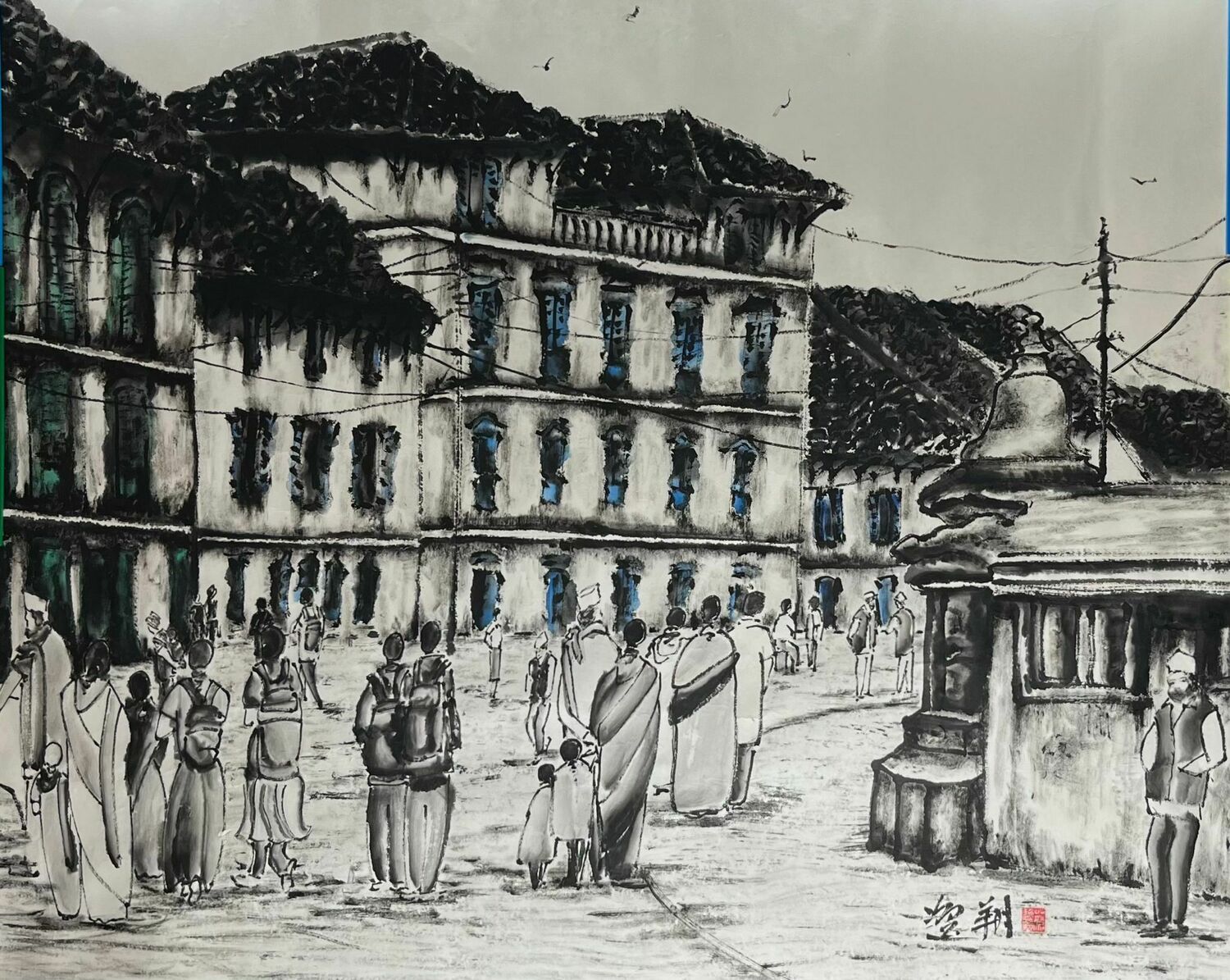 An old village in Kathmandu