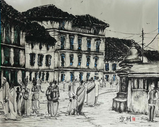 An old village in Kathmandu