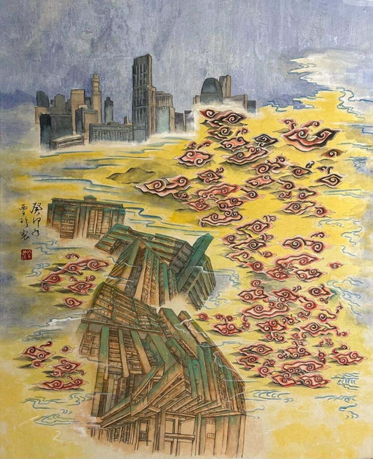 Yellow Mist Over The City