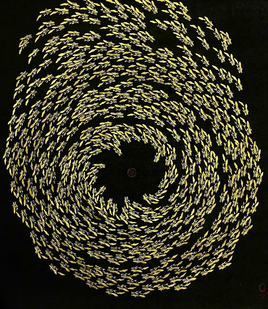 Gold Spiral Big 金魚滿堂 大