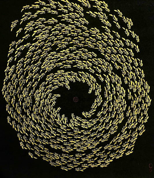 Gold Spiral Big 金魚滿堂 大