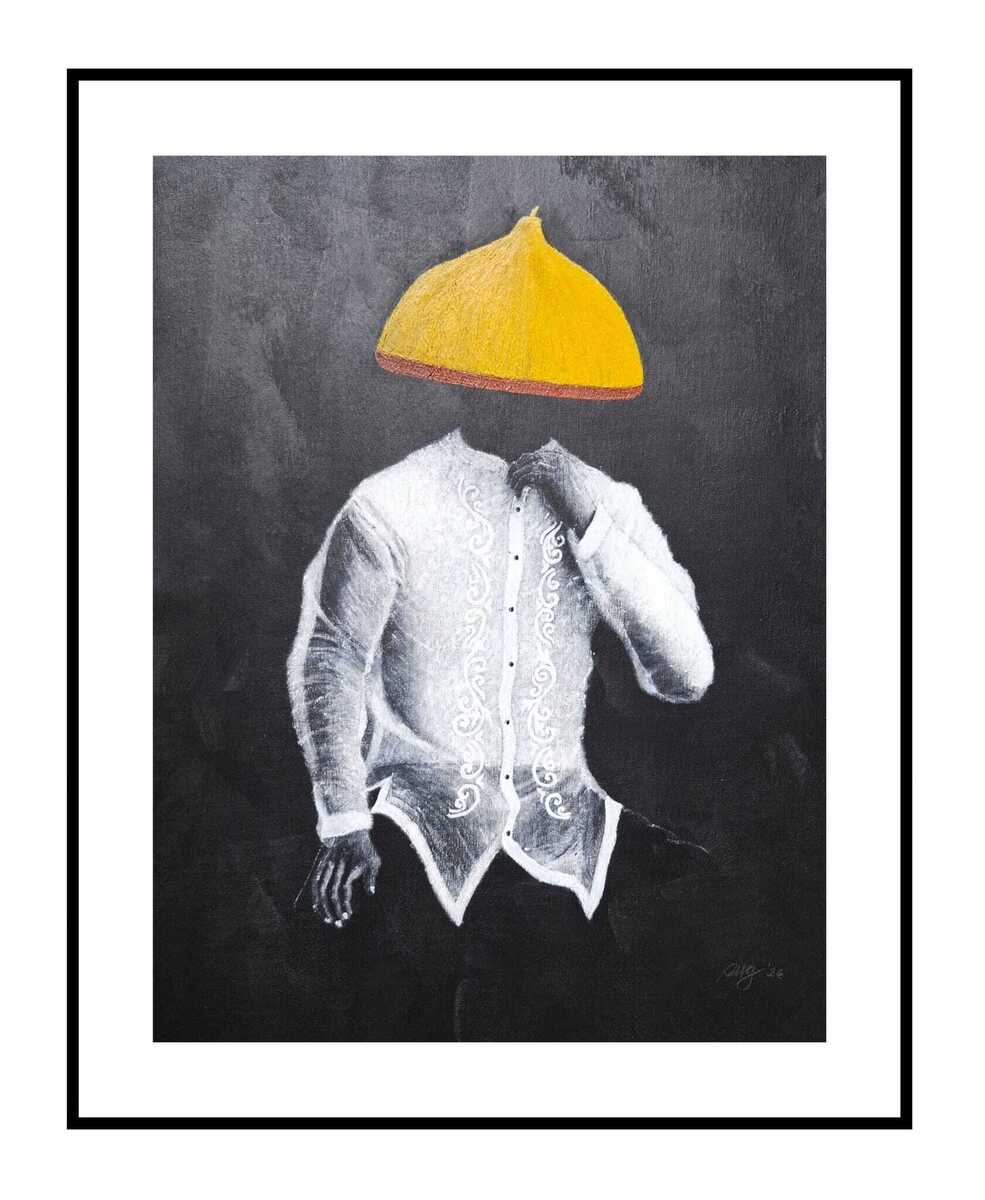 Man in Kalabasa Hat