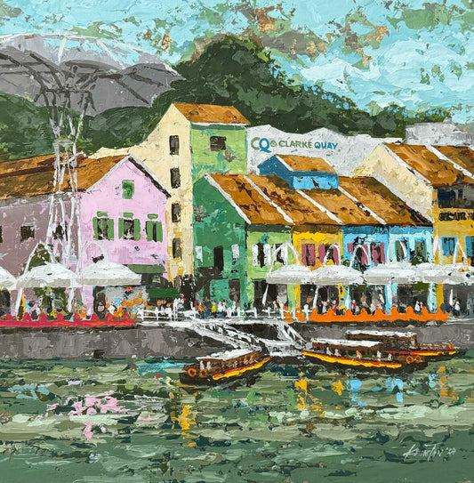 Colorful Clarke quay