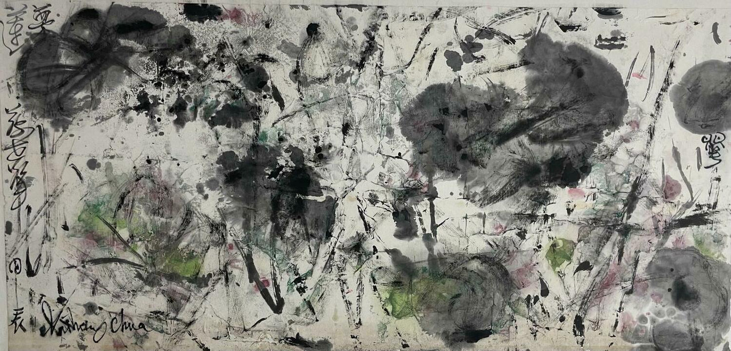 Abstract - Lotus Pond