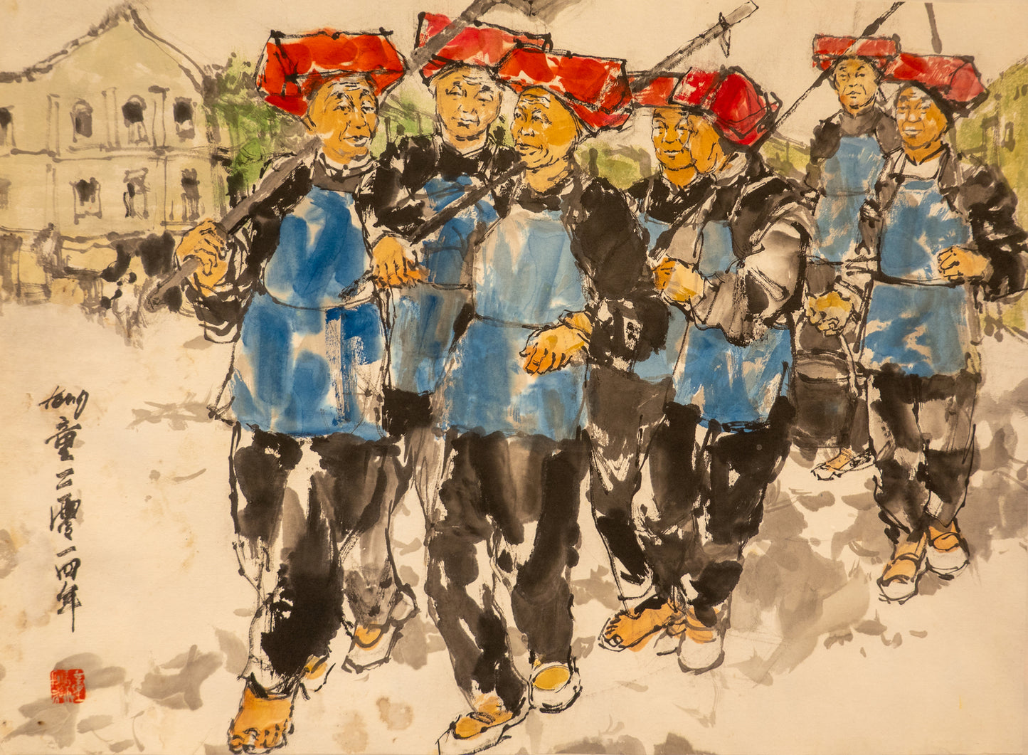 Samsui Women At Work 2