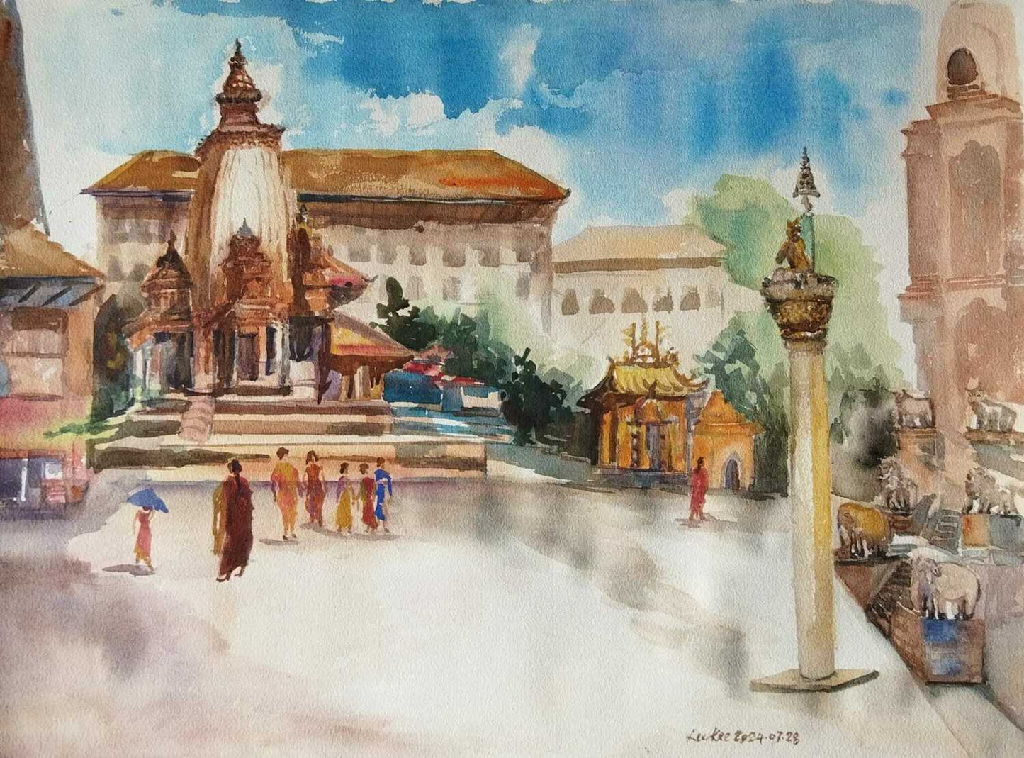 Bhaktupur palace Square