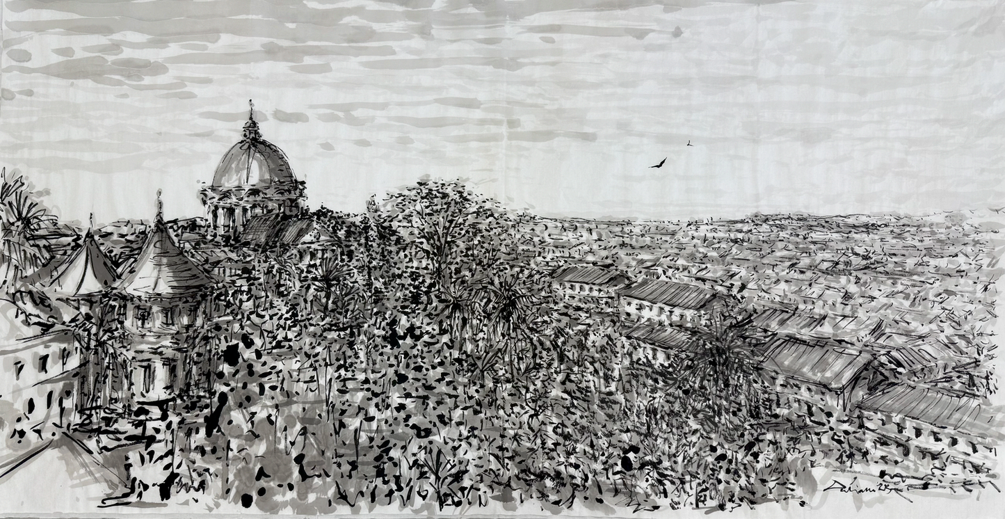 Old City View From Cathay Building  1942