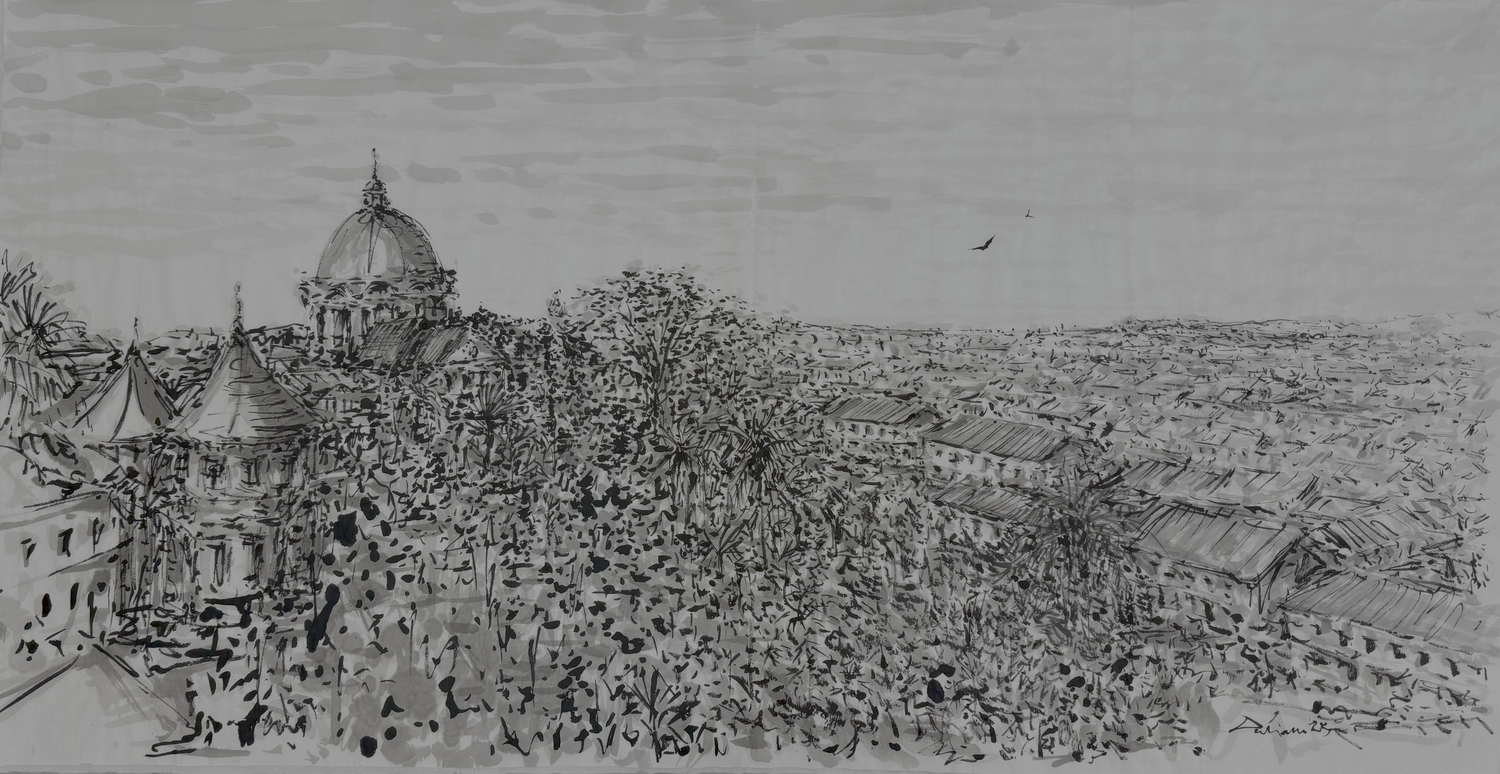 Old City View From Cathay Building  1942