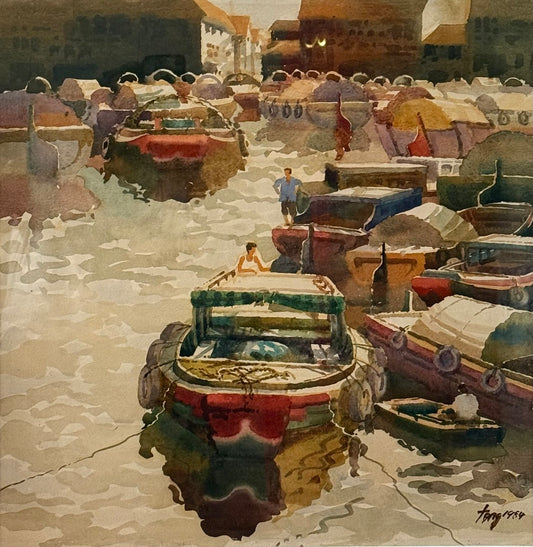 Bustling Singapore River