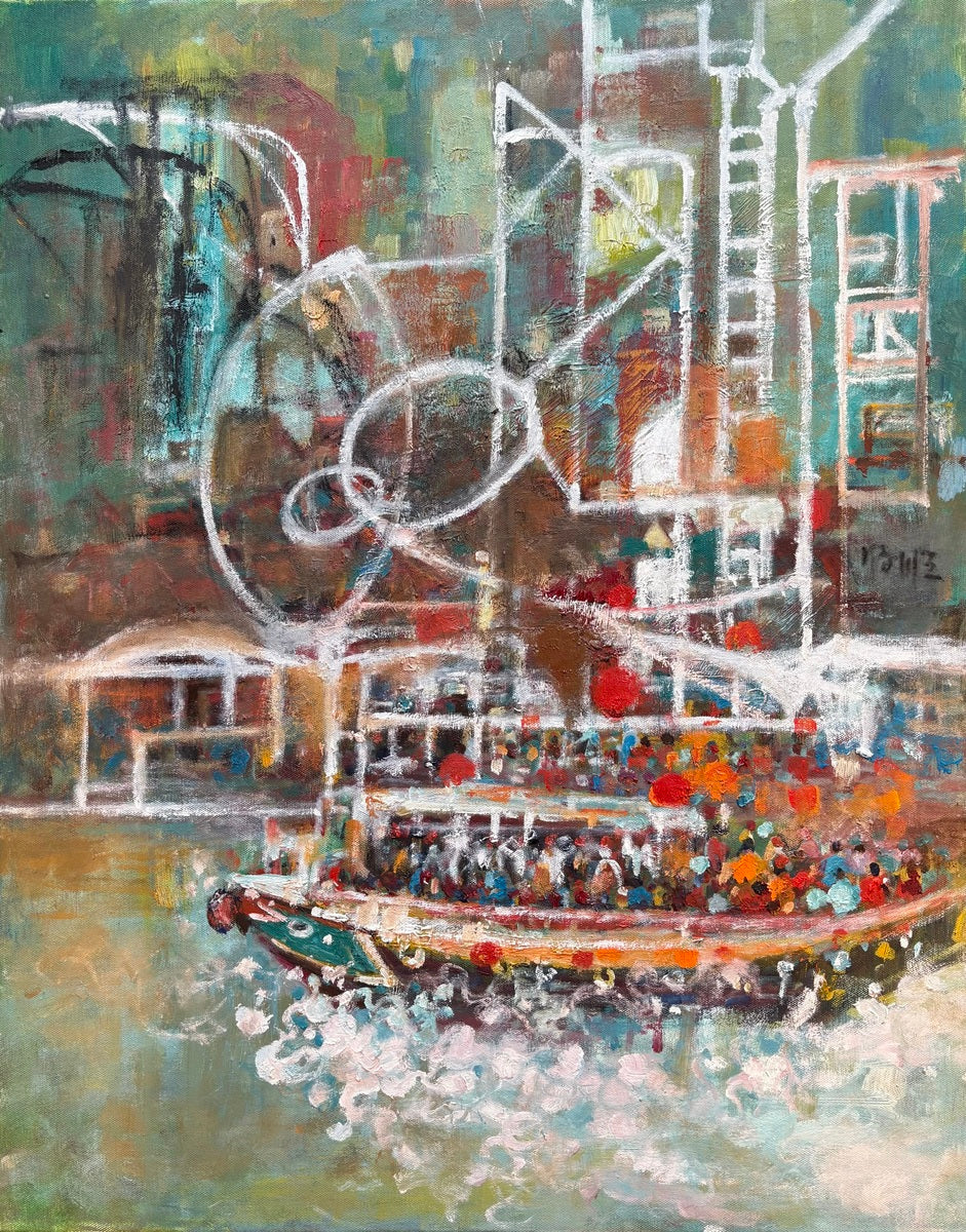 Tour Boat At the Singapore River 新加坡旅游