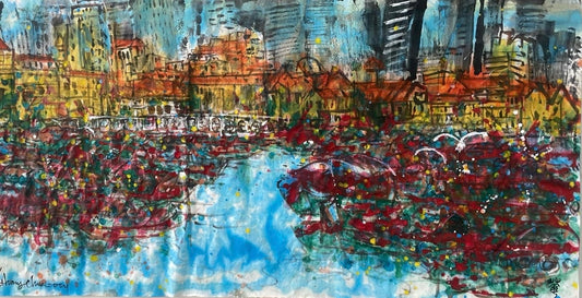 Singapore river Impression