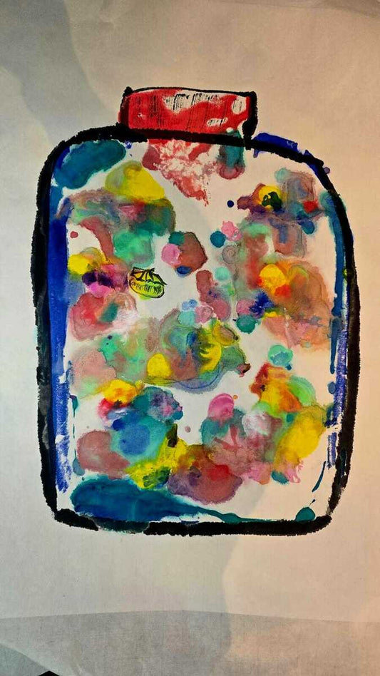 Bia Gong (Biscuit Container - Hokkien Dialect)