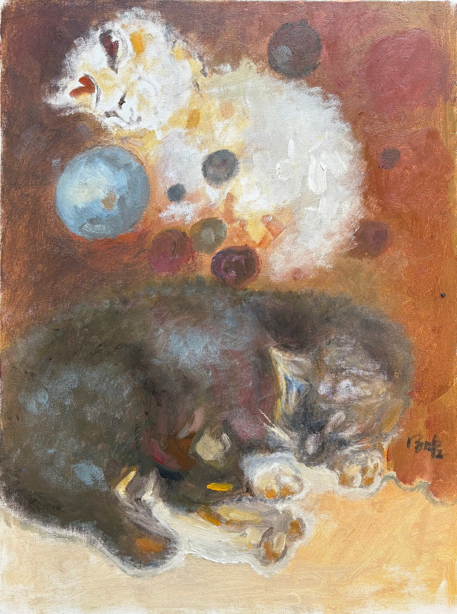 Cat Curled Up 猫咪甜甜圈