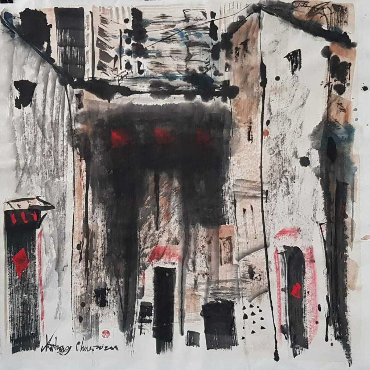 Chinatown - Between two old houses