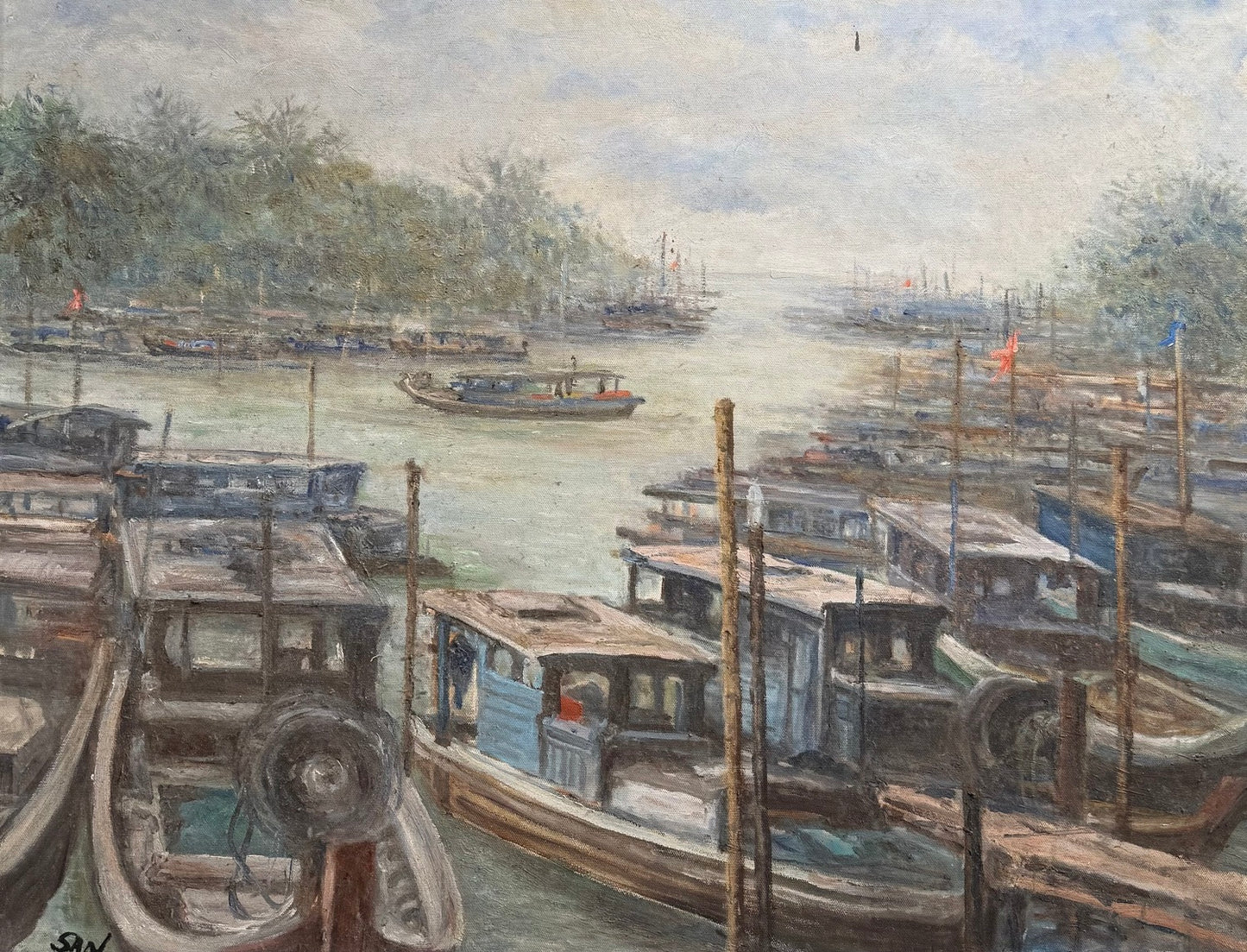 Morning at the Harbor