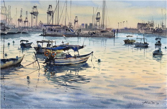 Sun Down at West Coast Park