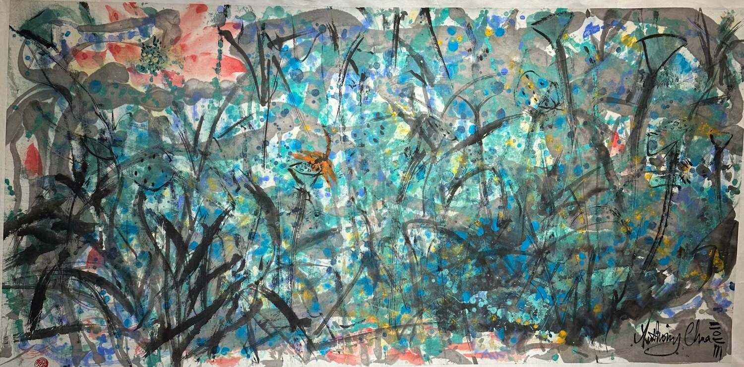 Abstract - Lotus Pond