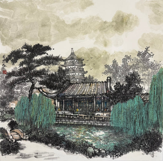 Chinese Garden Scene