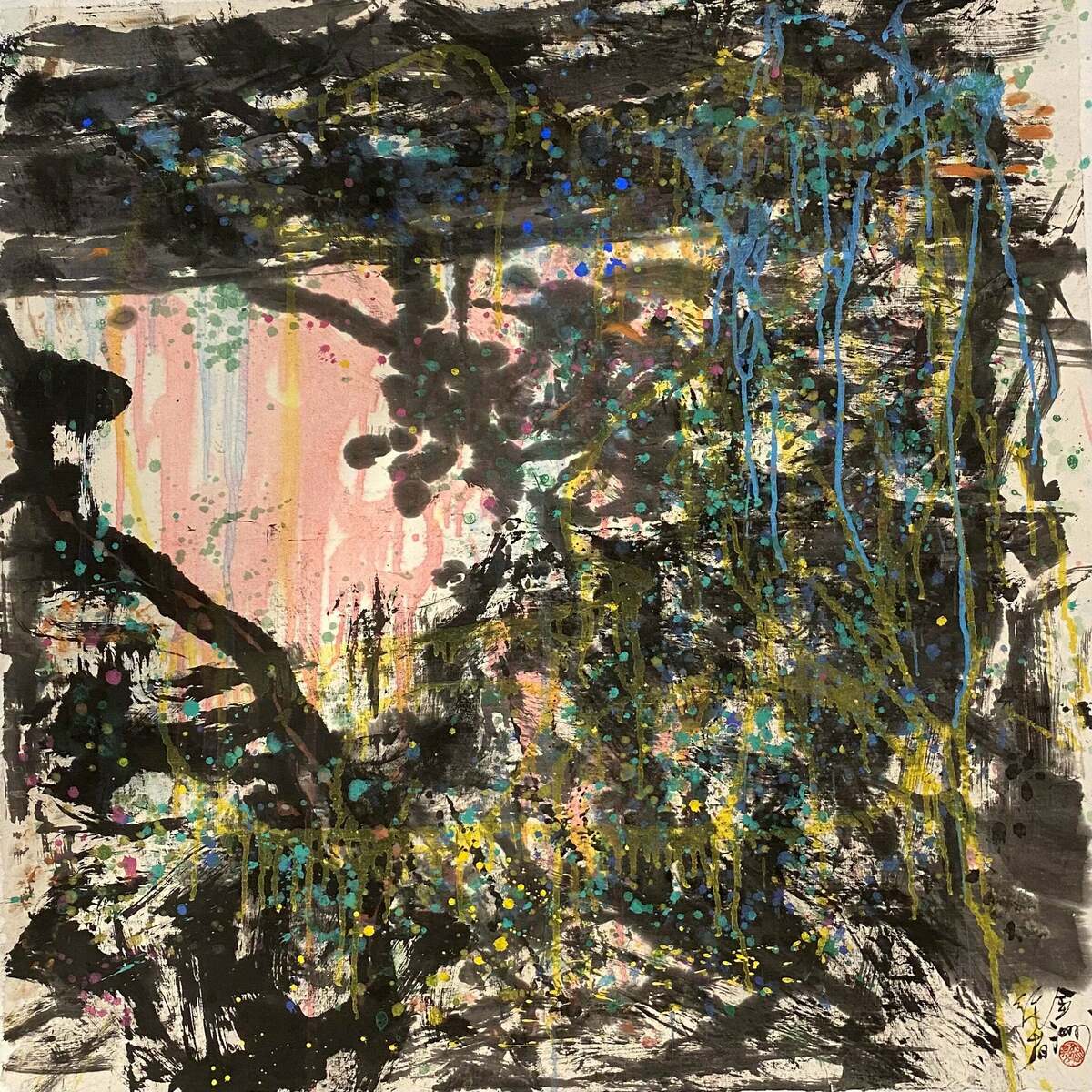 Abstract - Blooming Banyang Tree