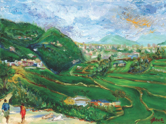 DR GRACE CHEW: Rice Field at Nepal 尼泊尔的稻田
